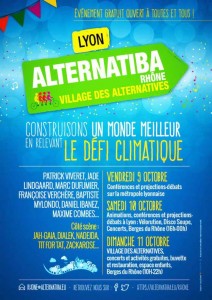 Alternatiba  à Lyon les 9, 10 et 11 octobre 2015 : Changeons le système, pas le climat !