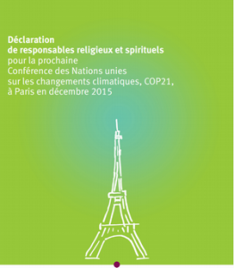 COP 21 : 154 responsables religieux lancent un appel
