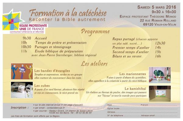 Raconter la bible autrement, marionnettes, kamishibaï, cubes, bandes d'évangiles