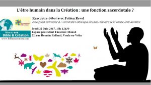L’être humain dans la Création : une fonction sacerdotale ?