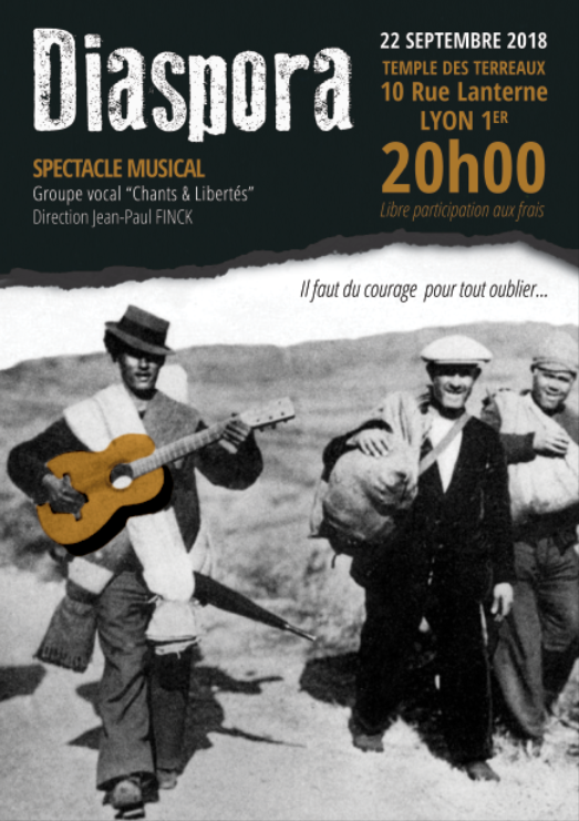 Spectacle diaspora Le 22 Septembre
