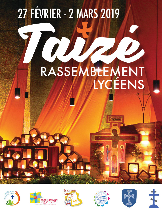 Rassemblement des lycéens à Taizé du 27 février au 2 mars 2019