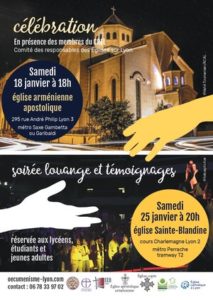 Semaine de l’unité des chétiens