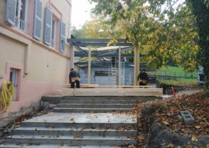 Projet Sarra Coeur : Mise en place de la structure métallique
