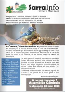 Sarra Info Février / Mars 2022 – « Comme J’aime ta Maison »