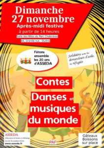 Après midi de fête dimanche 27 Novembre