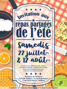 Les repas de l’été 2023