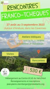 Rencontres bibliques et culturelles franco-tchèques