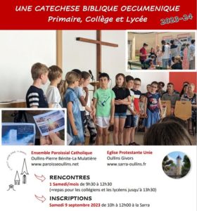 KT – Rentrée 2023-2024 et inscription le Samedi 9 septembre