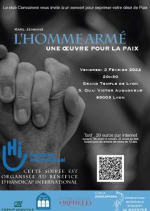 Concert l’Homme Armé, un concert pour la Paix
