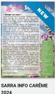 Sarra Info février 2024 – « Ranger son cœur »