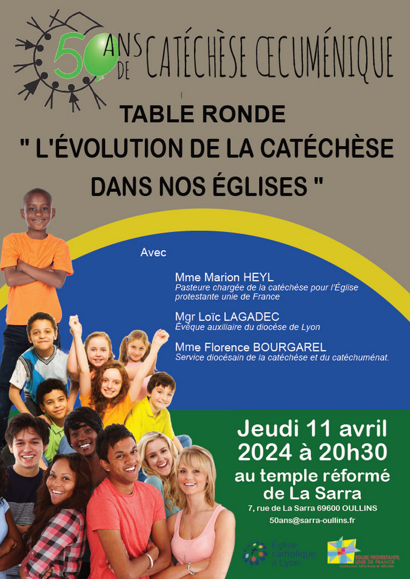 Table ronde sur la catéchèse œcuménique le 11 Avril 2024