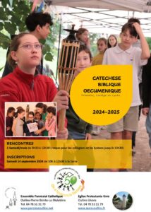 KT – Programme de la catéchèse œcuménique 2024-2025