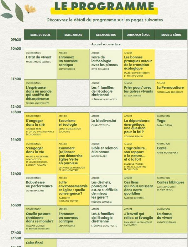 Le programme du festival "Terre d'Esperance", le 17 mai à la Sarra