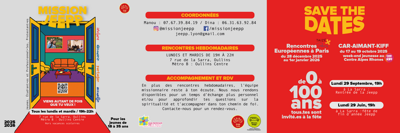 La plaquette Jeepp pour 2025-2026