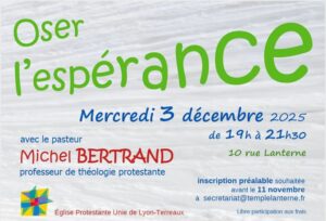 Conférence « Osez l’esperance »