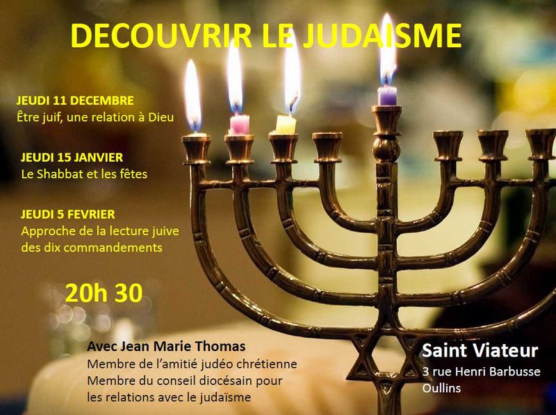 3 dates pour découvrir le Judaïsme