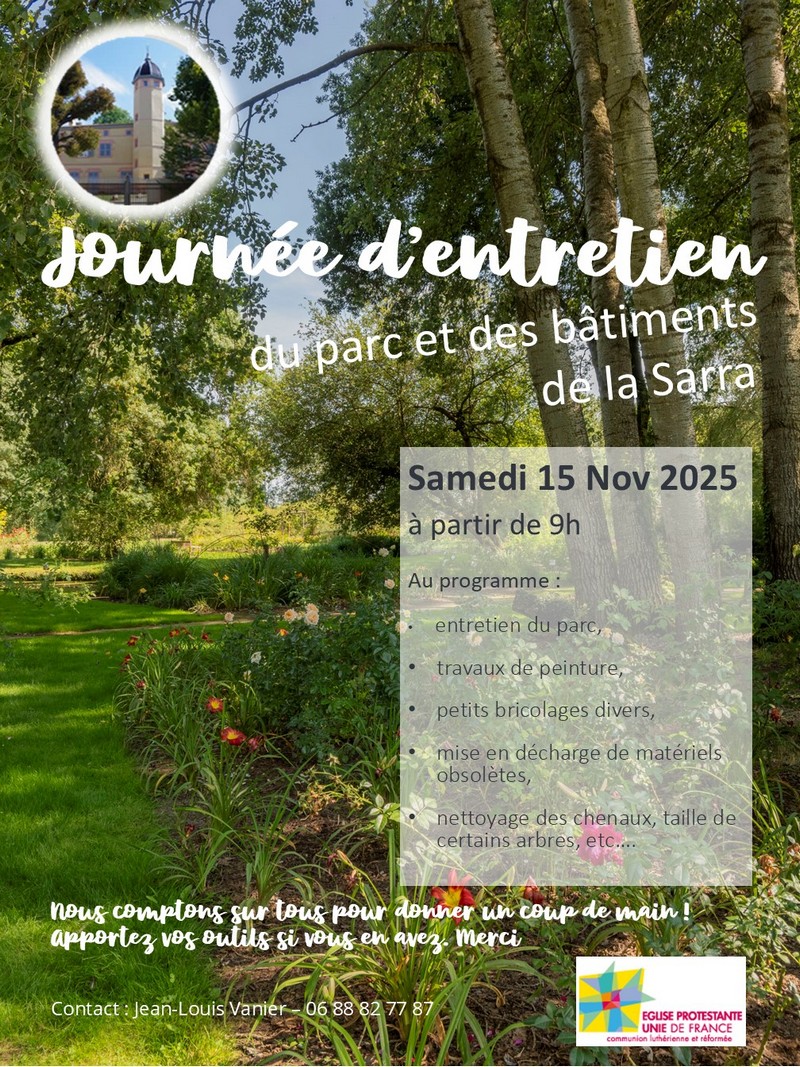 Journée Entretien, le 15 Novembre 2025