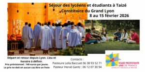 Séjour des lycéens et étudiants à Taizé en Février 2026