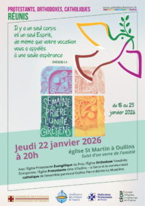 Veillée de prière pour l’Unité des Chrétiens 2026