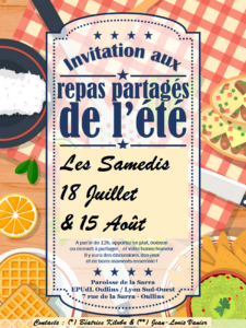 Les repas de l&rsquo;été 2026