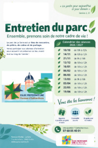 Entretien du parc : un samedi par mois