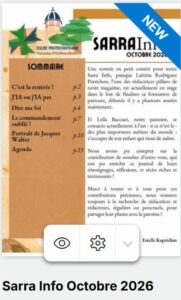 Sarra Info de l&rsquo;Automne 2026